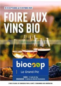 Prospectus Biocoop : Foire aux vins bio