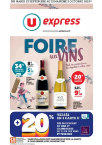 Prospectus U Express : Foire aux Vins d'Automne