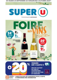 Prospectus Super U CLAMART - AV. HUGO : Foire aux Vins d'Automne