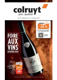 Prospectus Colruyt Le Thillot : FOIRE AUX VINS AUTOMNE 2025 !