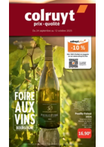 Prospectus Colruyt : FOIRE AUX VINS BOURGOGNE