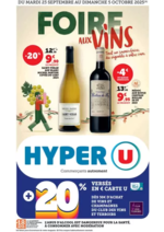 Prospectus Hyper U : Foire aux Vins d'Automne