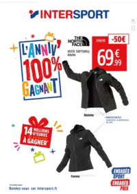 Prospectus Intersport VENDOME : L'annuv' 100% gagnant