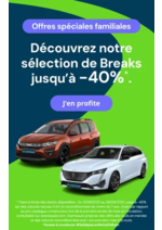 Promos et remises  : Découvrez notre sélection de Breaks jusqu'à -40%