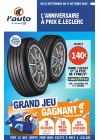 Prospectus L'auto E.Leclerc MARMANDE : JEU ANNIVERSAIRE