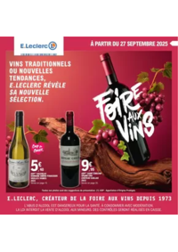 Prospectus E.Leclerc LES HERBIERS : FOIRE AUX VINS - MIXTE