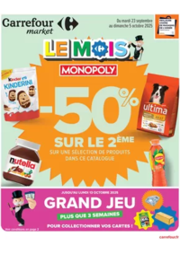 Prospectus Carrefour Market MASSY : LE MOIS MONOPOLY