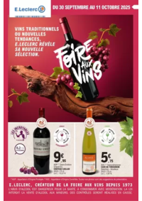 Prospectus E.Leclerc SAINT DENIS LES SENS : FOIRE AUX VINS - MIXTE