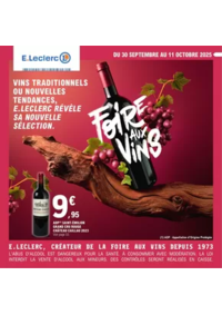 Prospectus E.Leclerc AULNOYE AYMERIES : FOIRE AUX VINS - MIXTE