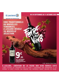 Prospectus E.Leclerc ETALONDES : FOIRE AUX VINS - MIXTE