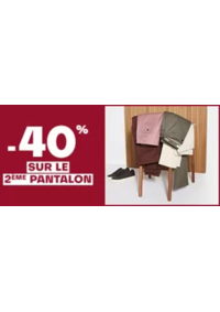 Prospectus Jules ENGLOS : -40% sur le 2ème pantalon