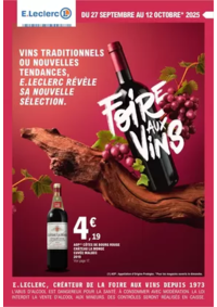 Prospectus E.Leclerc PONT SAINTE MAXENCE : FOIRE AUX VINS - MIXTE