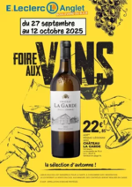 Prospectus E.Leclerc : FOIRE AUX VINS