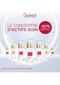 Prospectus Guinot COMPIEGNE : Offre exclusive sur votre Sérum