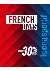 Prospectus Le Coq Sportif PARIS : French days