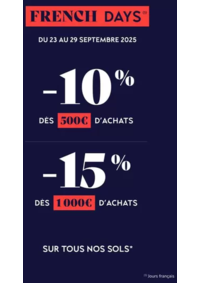 Prospectus Saint Maclou Créteil : French days