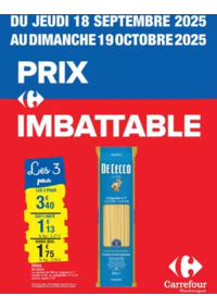 Prospectus Carrefour Riom Menetrol : PRIX IMBATTABLE