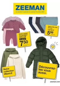 Prospectus Zeeman Roncq : Dans nos magasins, nous voyons de nombreux clients revenir encore et toujours pour nos produits.