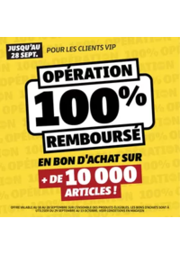 Prospectus Gifi CASTRES : 100% remboursé en bon d'achat pour nos VIP !