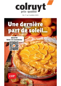 Prospectus Colruyt CHALINDREY : Une dernière part de soleil