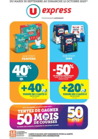 Prospectus U Express GUERLESQUIN : Quinzaine Commerçante
