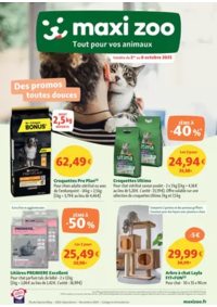 Prospectus Maxi zoo Saulx les Chartreux : Maxi Zoo, des promos toutes douces