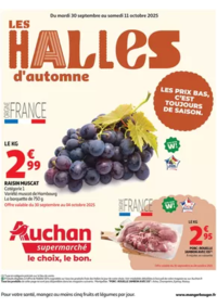 Prospectus Auchan Supermarché Paris 12 Reuilly : Les Halles d'automne dans votre super