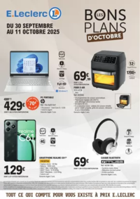 Prospectus E.Leclerc LE BLANC MESNIL : BONS PLANS OCTOBRE