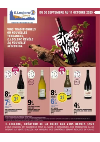 Prospectus E.Leclerc CLAMECY : Foire aux vins