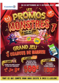 Prospectus E.Leclerc PONS : PROMOS MONSTRES 1