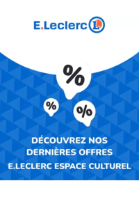 Prospectus Espace culturel E.Leclerc CLICHY SOUS BOIS : Offres E.Leclerc Espace Culturel