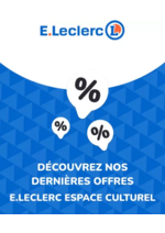 Promos et remises  : Offres E.Leclerc Espace Culturel