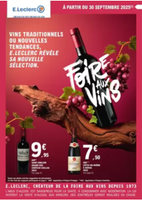 Prospectus E.Leclerc CHATTE : FOIRE AUX VINS - MIXTE