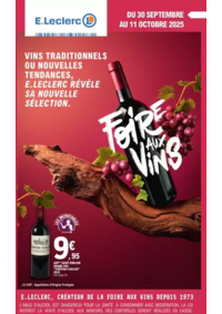 Prospectus E.Leclerc COUTRAS : FOIRE AUX VINS - MIXTE