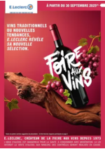 Prospectus E.Leclerc : FOIRE AUX VINS