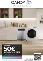 Promos et remises  : OFFRE Candy : jusqu'à 50€ remboursés !