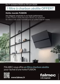 Prospectus Copra PALAISEAU : Falcon vous offre 1 filtre à charbon zéolite