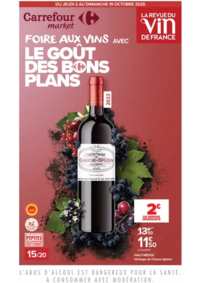 Prospectus Carrefour CLAYE-SOUILLY : LA FOIRE AUX VINS, LE GOÛT DES BONS PLANS