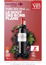 Prospectus Carrefour : LA FOIRE AUX VINS, LE GOÛT DES BONS PLANS