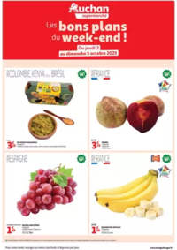 Prospectus Auchan Supermarché Saint-Germain-lès-Corbeil : Les bons plans du week-end dans votre super !