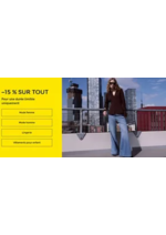 Promos et remises  : –15 % SUR TOUT Pour une durée limitée uniquement