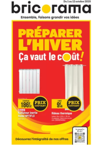 Prospectus Bricorama GAILLARD : Préparer l’hiver, ça vaut le coût !