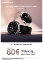 Promos et remises  : Jusqu'à 80€ remboursés avec Samsung