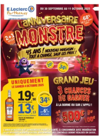 Prospectus E.Leclerc PARTHENAY : PROMOS MONSTRES 1