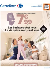 Prospectus Carrefour Drive PUISEUX PONTOISE : TEXTILE COCOONING