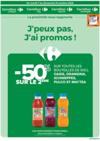 Prospectus Carrefour Drive BALLANCOURT : J'PEUX PAS J'AI PROMOS DU 7 AU 19 OCTOBRE !