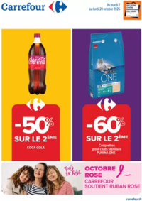 Prospectus Carrefour Drive L'ISLE D'ABEAU : CARREFOUR SOUTIENT RUBAN ROSE