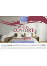 Prospectus Place de la literie CHALONS - SAINT MEMMIE : Les offres confort