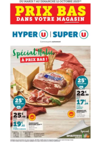 Prospectus Super U FAULQUEMONT : Opération Italie / Spiritueux