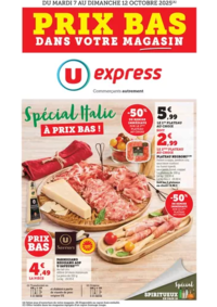 Prospectus U Express : Opération Italie / Spiritueux